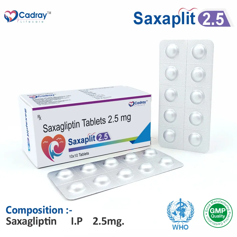 Saxagliptin 2.5 mg tablet PCD pharma franchise